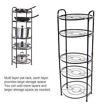 5 Layer Pot Rack kitchen tools