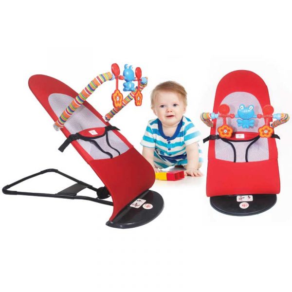 Love Baby Bouncer with Toys/ Adjustable baby bouncing rocking chair / Baby Rocking Chair with 3 toys