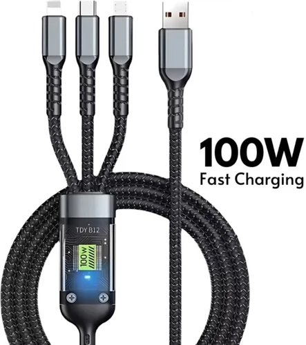 100W Fast Charging USB 3.0 Cable